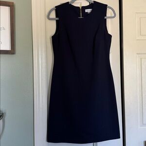 Calvin Klein Navy Sleeveless Dress size 4